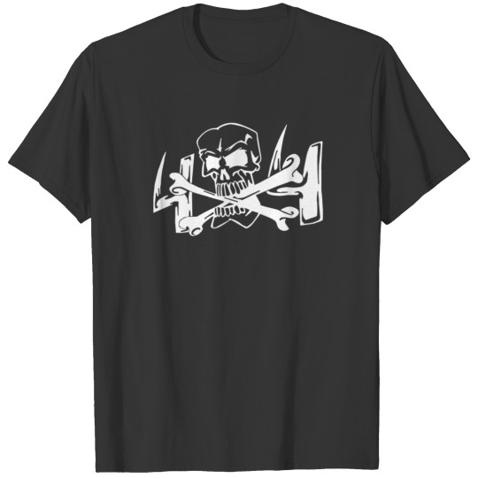 4x4 Truck Cross bone Skull T Shirts