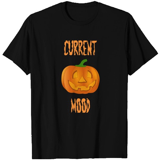 Halloween Jack o Lantern Current Mood Spooky T Shirts
