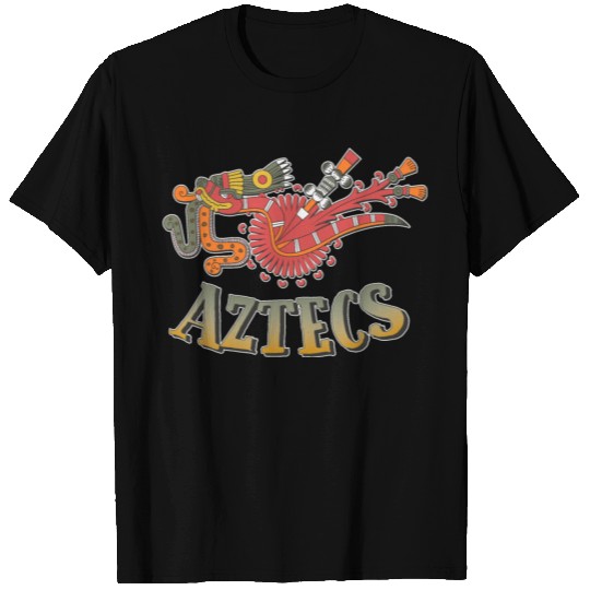 Aztec Dragon Graphic T Shirts