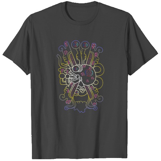 Aztec Skull Graphic T Shirts