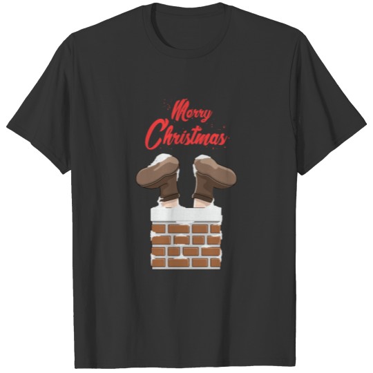 santa claus wishes you a Merry Christmas T Shirts