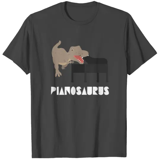 Pianosaurus Rex - Funny Piano Dinosaur Music T-Rex T Shirts