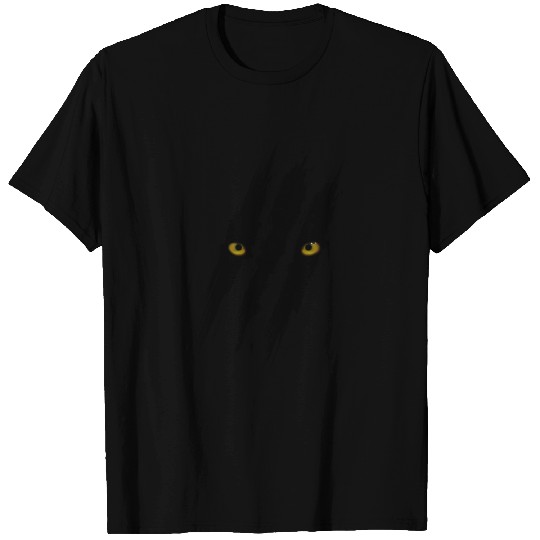 Black Panther Scratch T Shirts