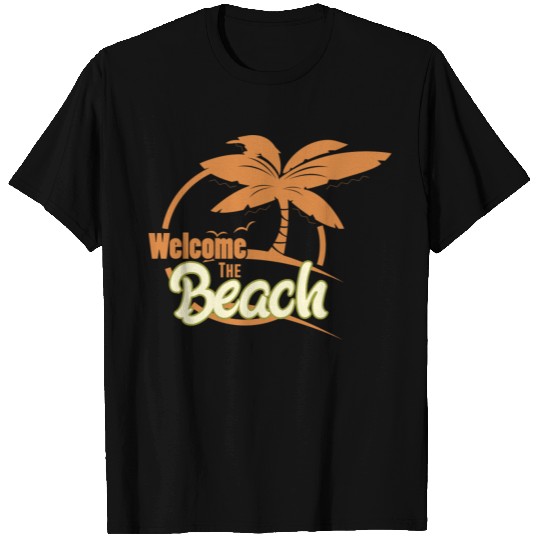 Beach Burning Man T Shirts
