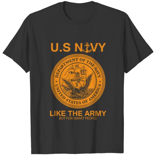 Funny Navy Design United States Navy Army Parody T-shirt
