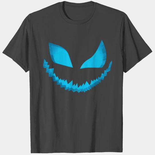 Scary Evil Pumpkin Face Halloween Jack-O-Lantern T Shirts