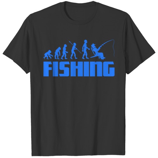 Fishing Evolution Fisherman Fish Sports Funny T-shirt