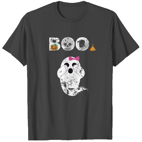 Boo Ghost Buh Poltergeist Sweet Bow Tie T Shirts