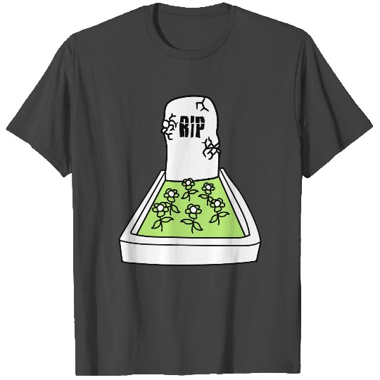 grave beet flowers cemetery dead gravestone death T Shirts
