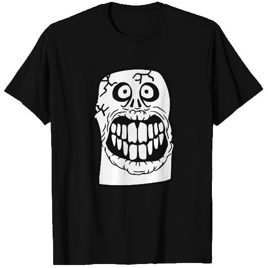 face horror halloween cemetery dead gravestone dea T Shirts