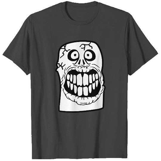 face horror halloween cemetery dead gravestone dea T Shirts