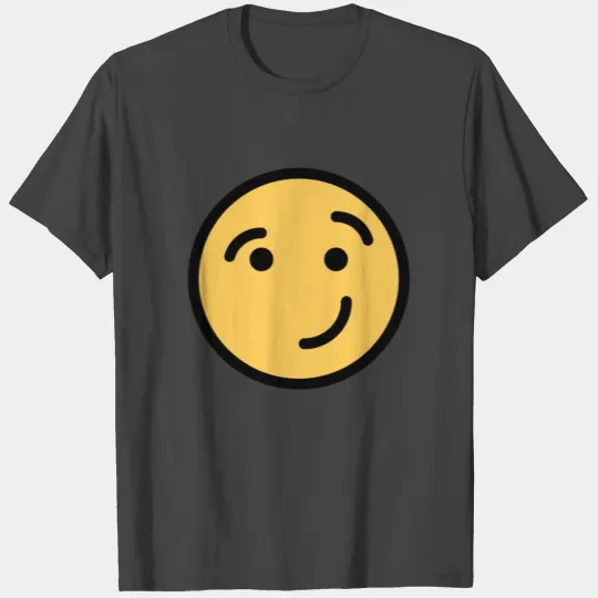 Smiley Face Cheeky Eyebrow Raised Smile T Shirts