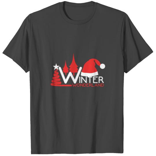 Winter Wonderland xmas christmas tree gift idea T Shirts