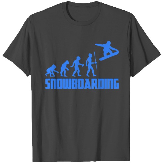 Evolution Snowboarding Snowboarder Winter Sports T Shirts
