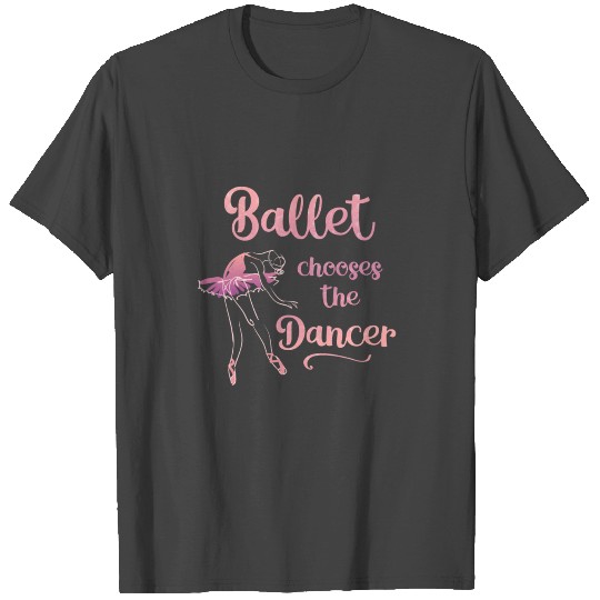 Ballet Student Dance Teacher Ballet Chooses for dark square T Shirts