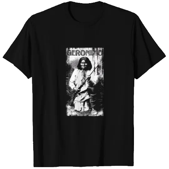 Geronimo Native American Warrior USA Souvenir Gift T Shirts