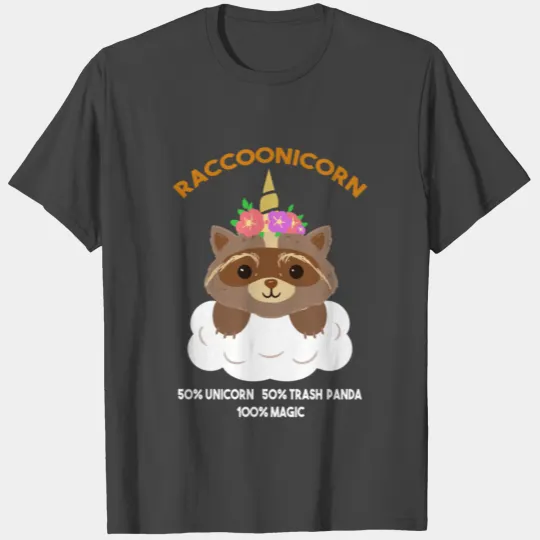 Raccoonicorn Raccoon Racoon Unicorn Trash Panda T Shirts