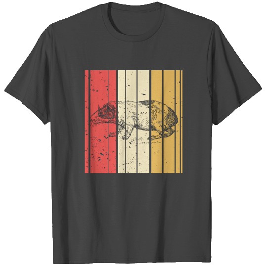 Guinea Pig retro vintage Style T Shirts
