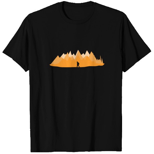 Mountaineering hiking mountains T Shirts