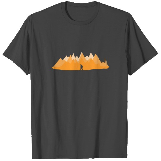 Mountaineering hiking mountains T Shirts