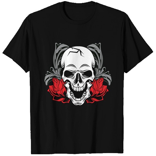 Skull Roses T Shirts