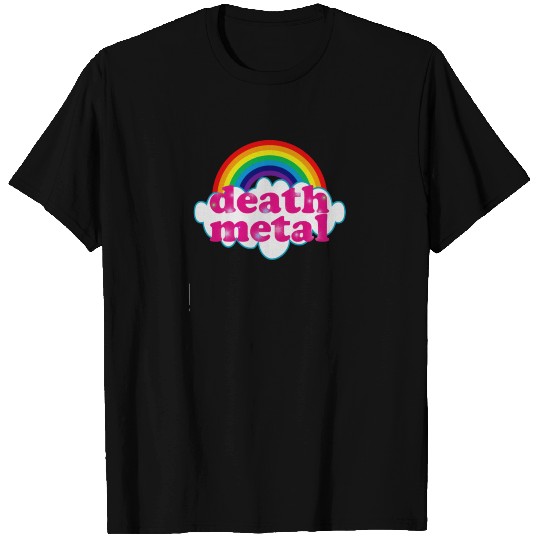 Cute Death Metal Rainbow Funny Swag T Shirts