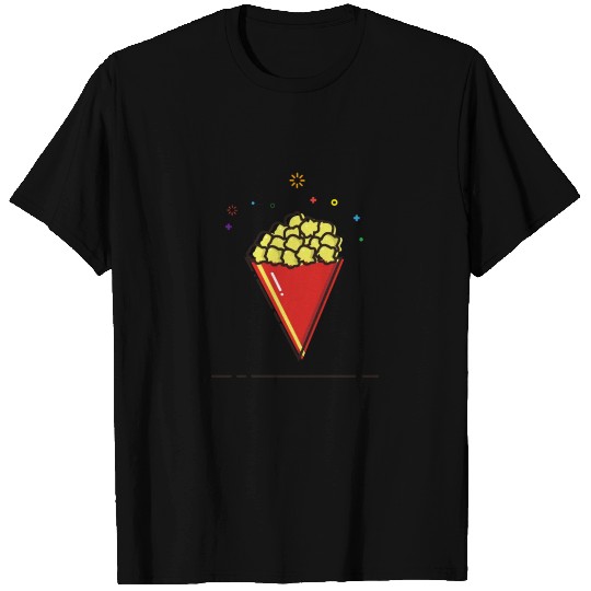 French Fries Chips for fast food fan T Shirts