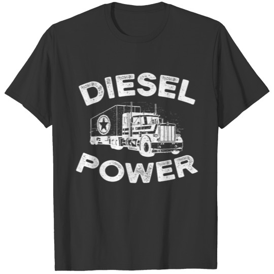 Diesel Power with big Truck T-shirt