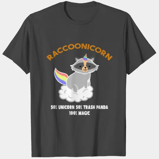 Raccoonicorn Raccoon Racoon Unicorn Trash Panda T Shirts