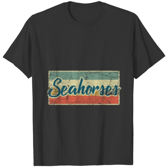Sea Horses Gift Tail Worm Swimming Ocean T-shirt