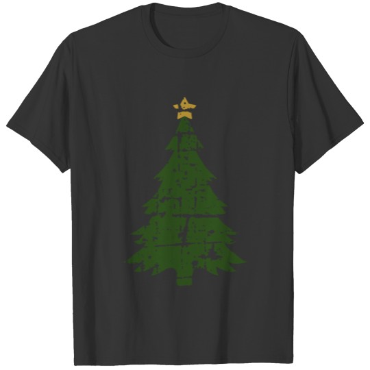 GREEN CHRISTMAS TREE | Star Gift Idea Holiday T Shirts