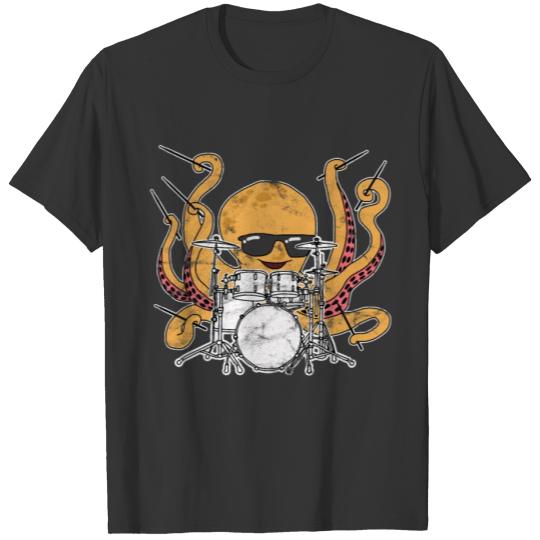 Octopus drums T-shirt