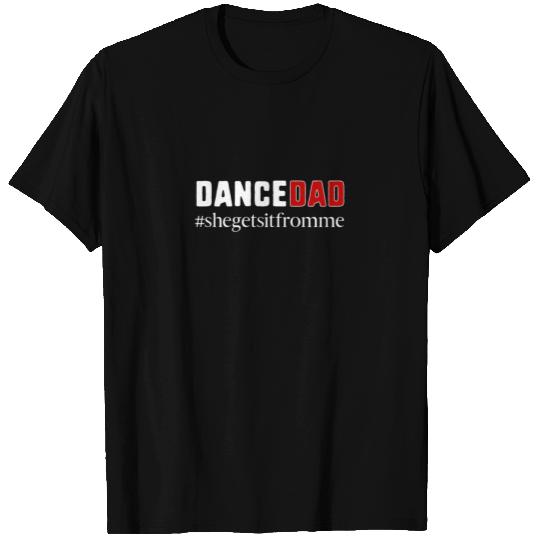 Dance Dad Hashtag Female Dancer for dark T Shirts