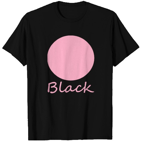 Wrong Black Pink T Shirts