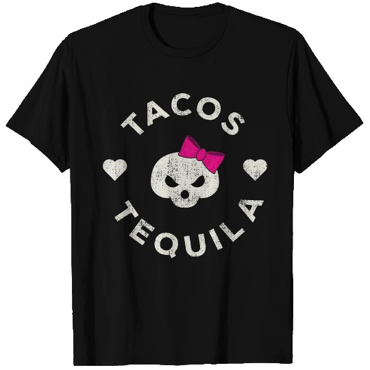 Sugar Skull Tacos Tequila T Shirts