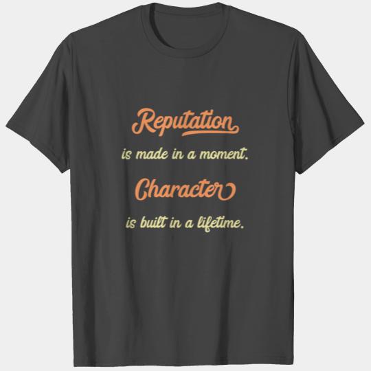 Reputation Novelty design Apparel T Shirts