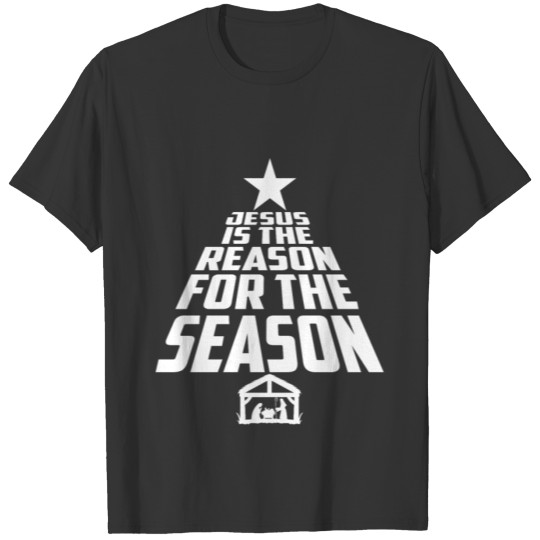 Jesus is the Reason for the Season Christmas Star T-shirt
