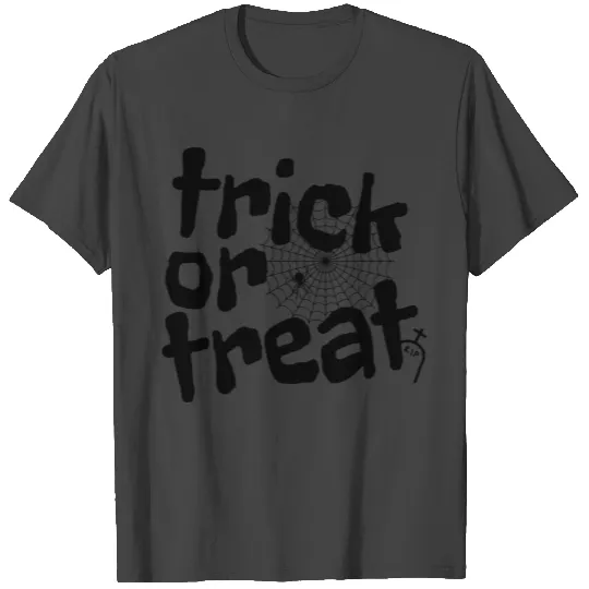 Trick Or Treat Tombstone Spider Halloween T Shirts