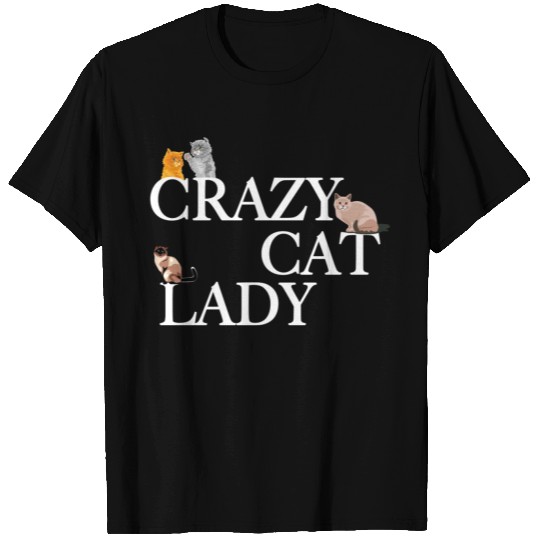 Crazy Cat Lady T Shirts