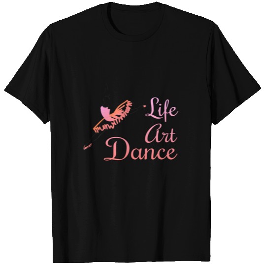 Life Art Dance Ballet Student square T Shirts