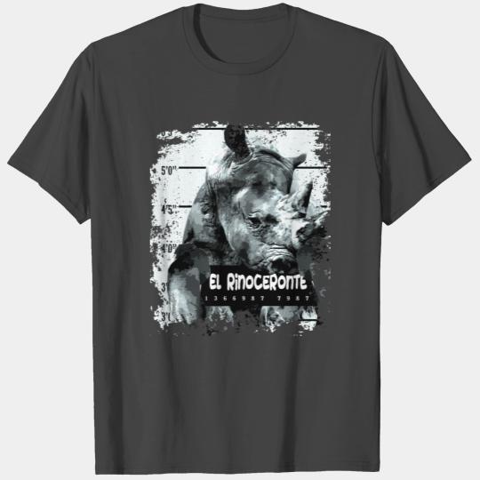 Animal Print - El Rinoceronte T Shirts