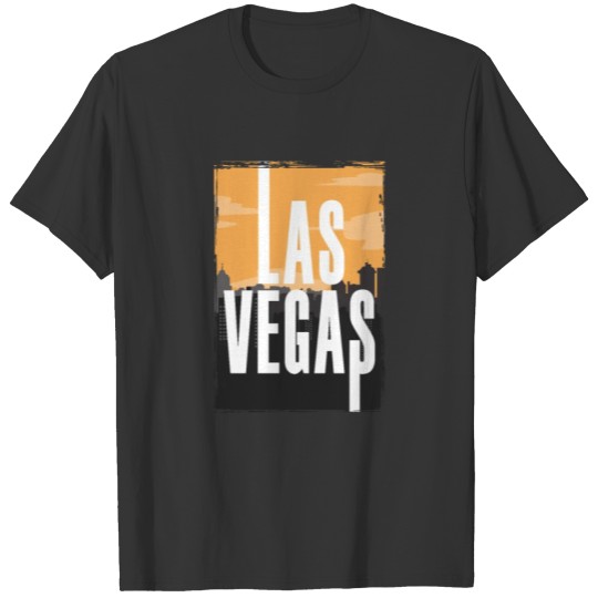 Las Vegas cool city buildings skyline gift idea T-shirt