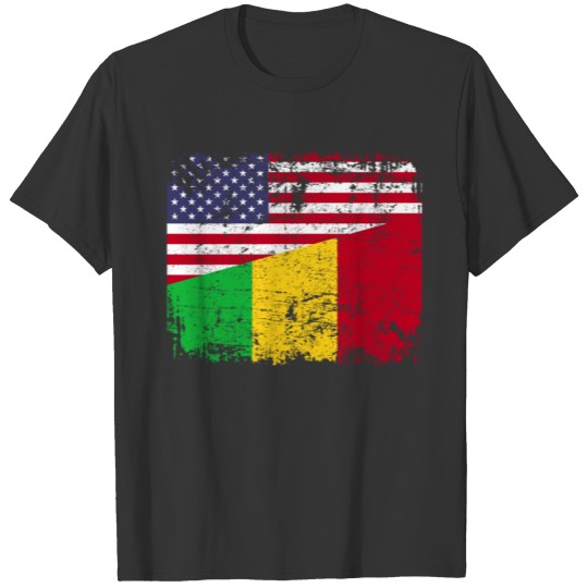 MALINESE ROOTS | American Flag | MALI T-shirt
