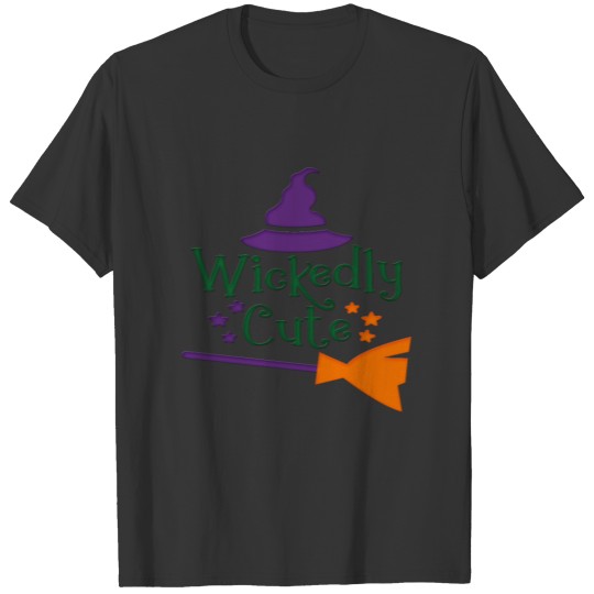 Wickedly Cute Witch T Shirts Spooky Halloween Fun T Shirts