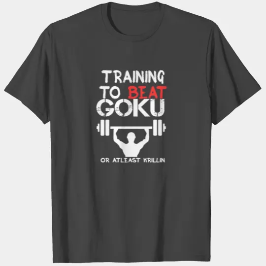 Training to beat goku T Shirts