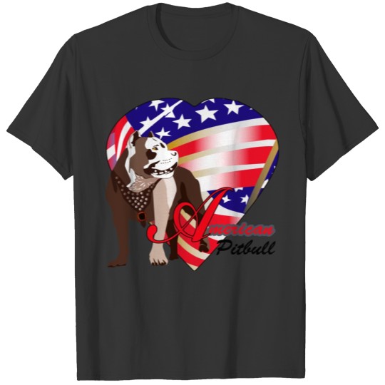 American Pitbull Pit Bull T shirts T-shirt
