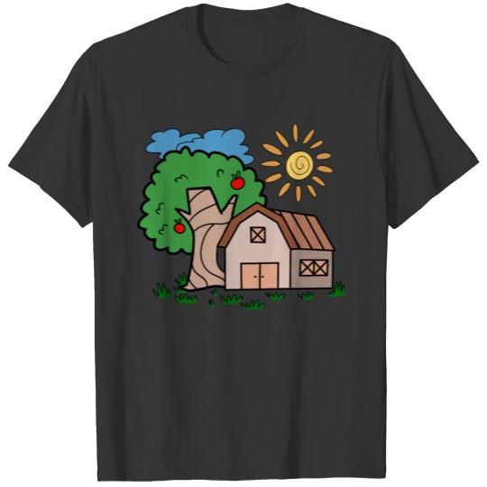 province tree house barn sun gift idea T Shirts