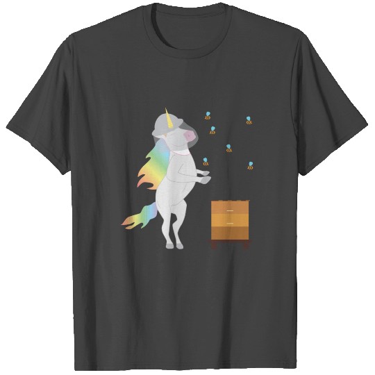 Unicorn Beekeeping Funny T Shirts for Beekeepers