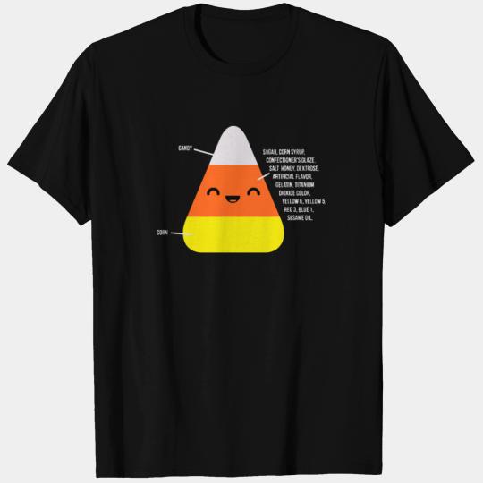 Candy Corn Anatomy T Shirts