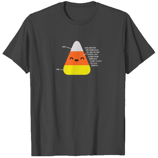 Candy Corn Anatomy T Shirts